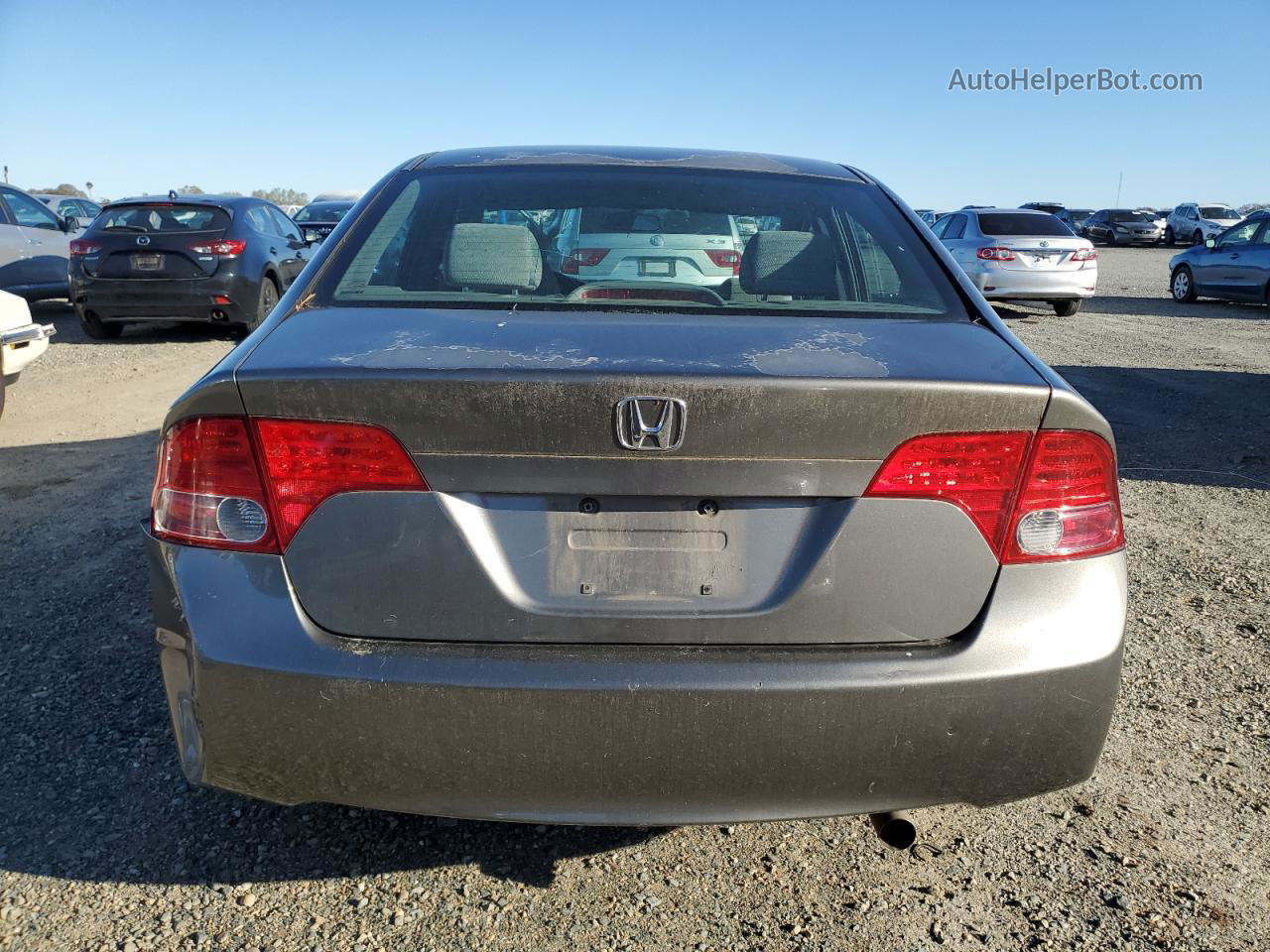 2008 Honda Civic Ex Gray vin: 2HGFA15898H507001