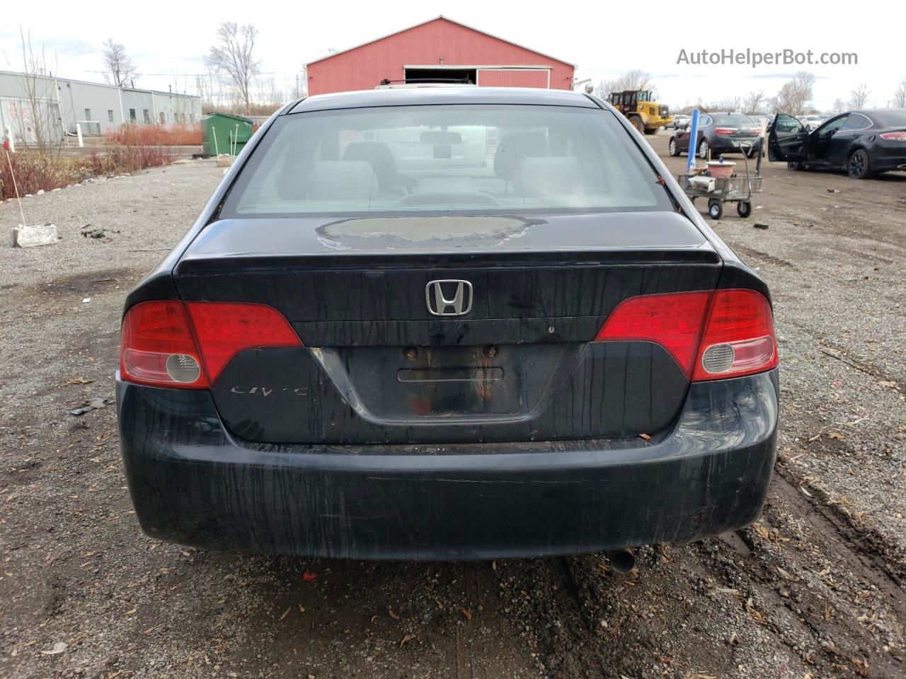 2008 Honda Civic Dx Black vin: 2HGFA162X8H112111