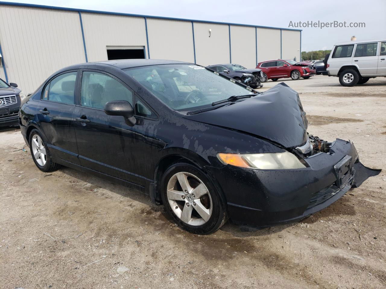 2008 Honda Civic Dx-g Черный vin: 2HGFA16408H103144