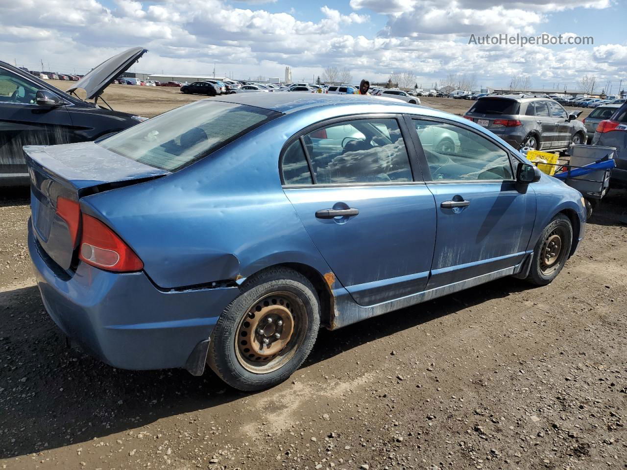 2008 Honda Civic Dx-g Blue vin: 2HGFA16478H005244