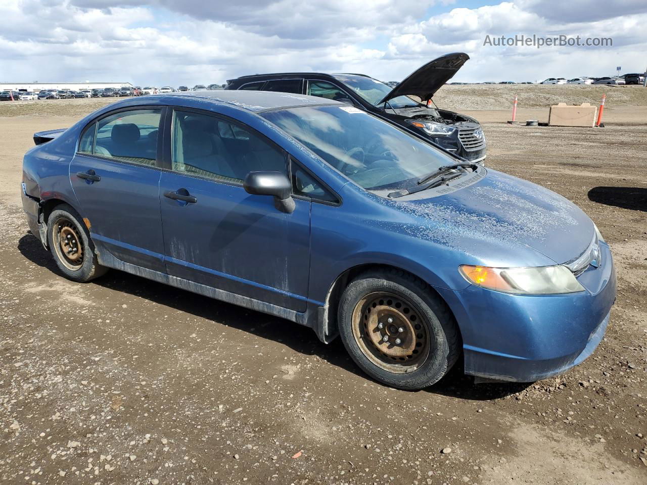 2008 Honda Civic Dx-g Blue vin: 2HGFA16478H005244