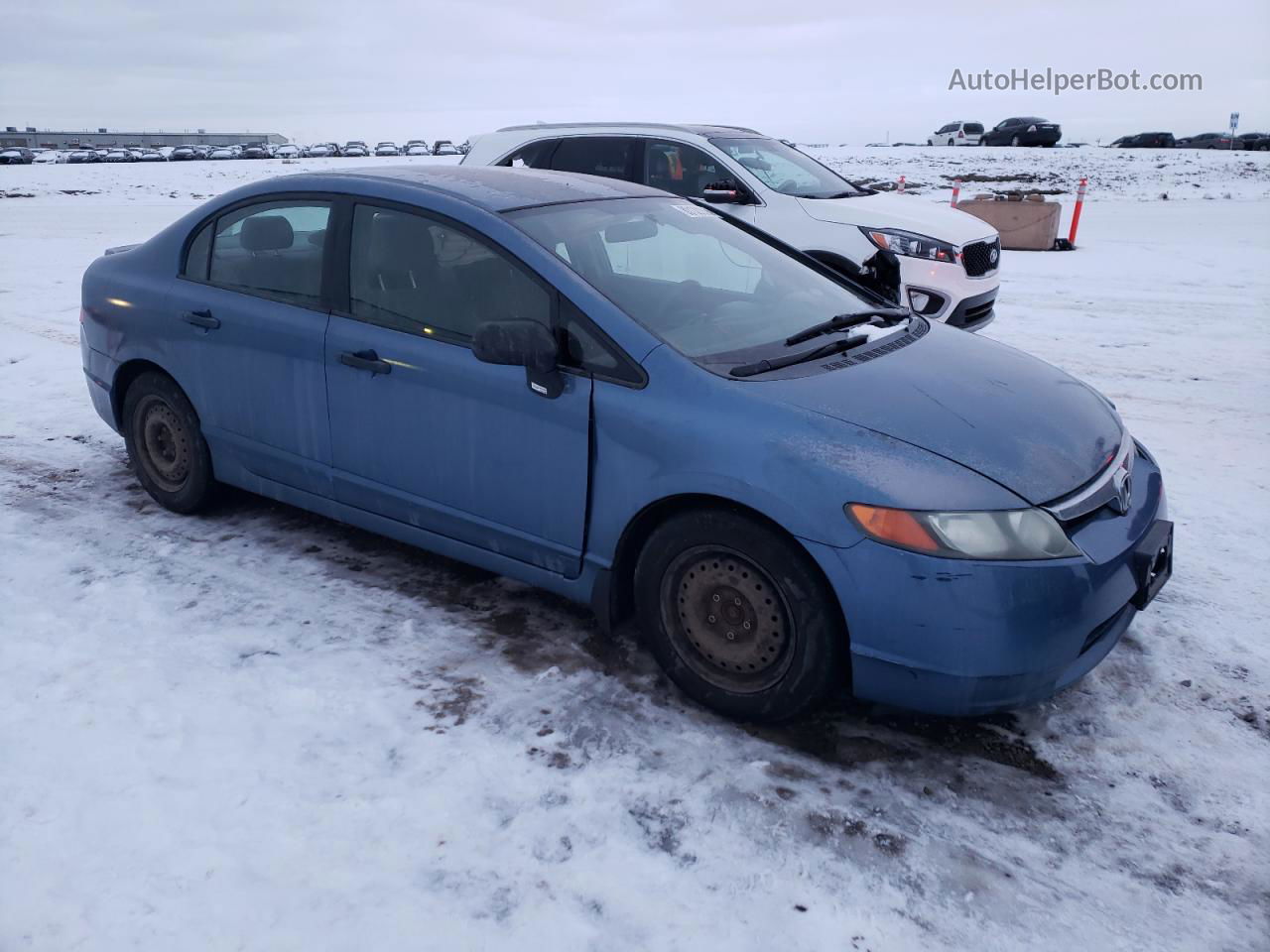 2008 Honda Civic Dx-g Blue vin: 2HGFA16498H016701