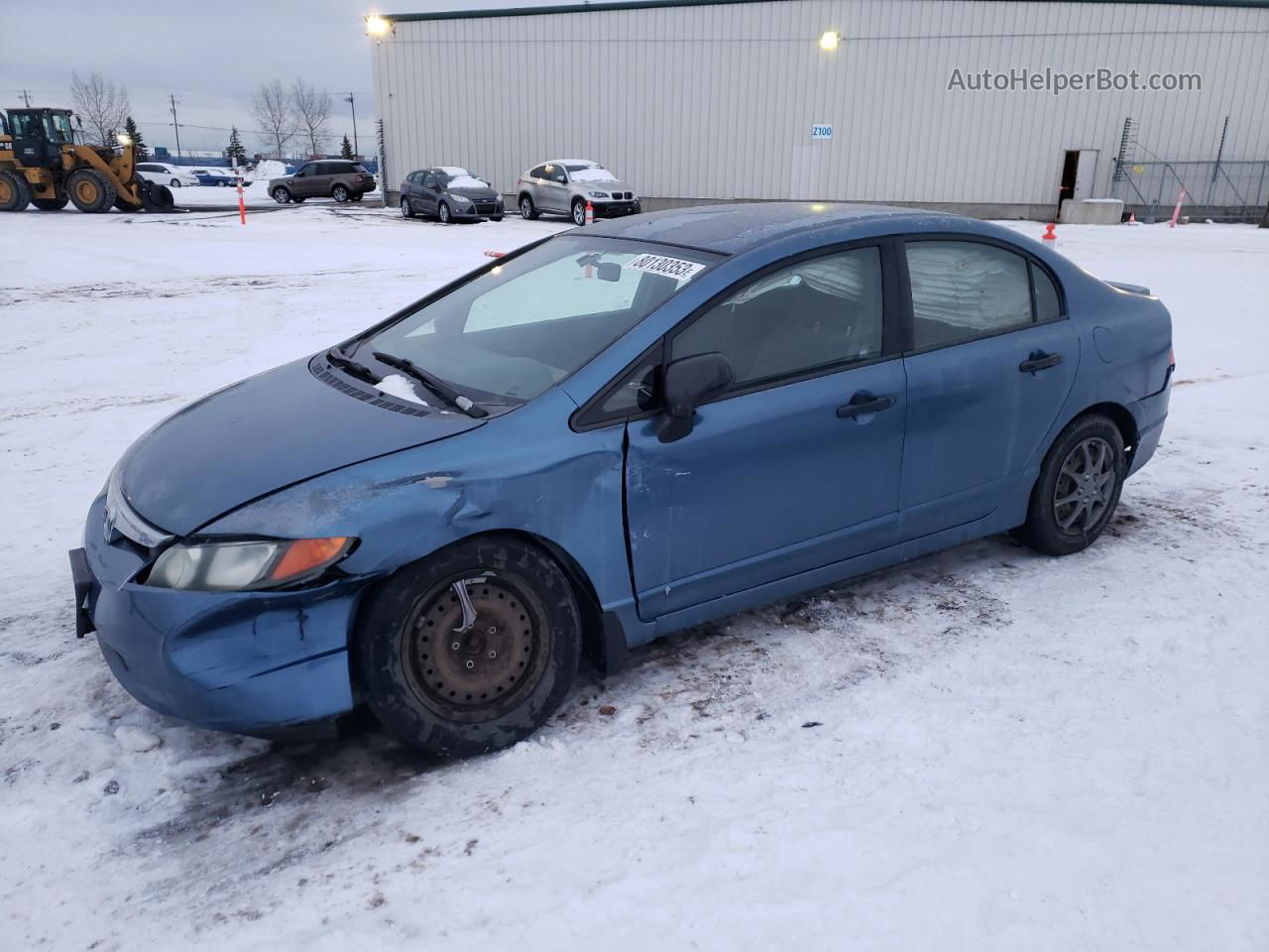 2008 Honda Civic Dx-g Blue vin: 2HGFA16498H016701