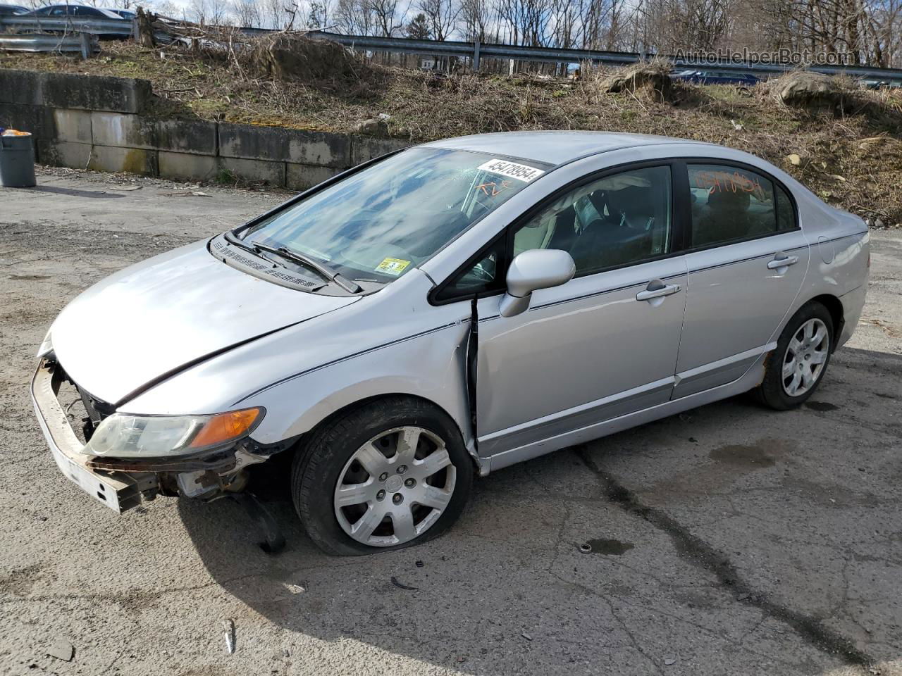 2006 Honda Civic Lx Серебряный vin: 2HGFA16506H528210