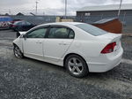 2008 Honda Civic Lx White vin: 2HGFA16508H110748