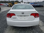 2008 Honda Civic Lx White vin: 2HGFA16508H110748