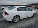 2008 Honda Civic Lx White vin: 2HGFA16508H110748