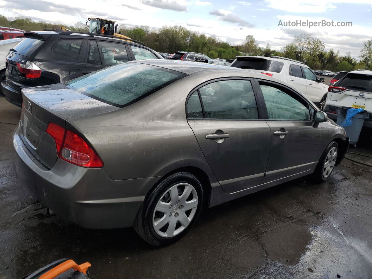 2008 Honda Civic Lx Tan vin: 2HGFA16508H313011