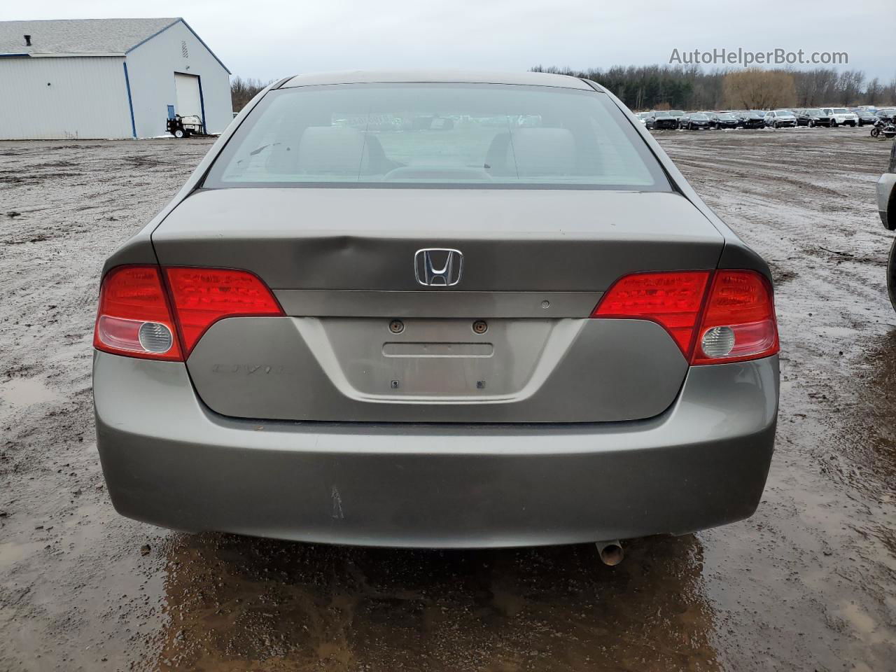 2008 Honda Civic Lx Brown vin: 2HGFA16508H314160