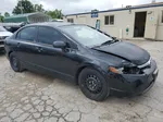 2008 Honda Civic Lx Black vin: 2HGFA16508H326695