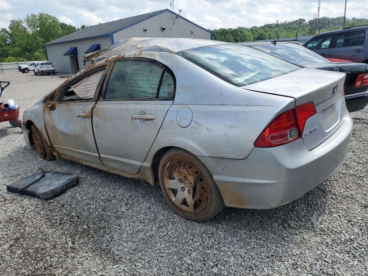 2008 Honda Civic Lx Silver vin: 2HGFA16508H336711