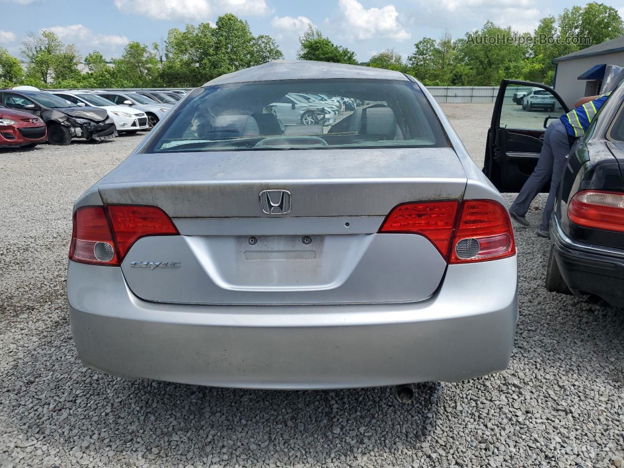 2008 Honda Civic Lx Silver vin: 2HGFA16508H336711