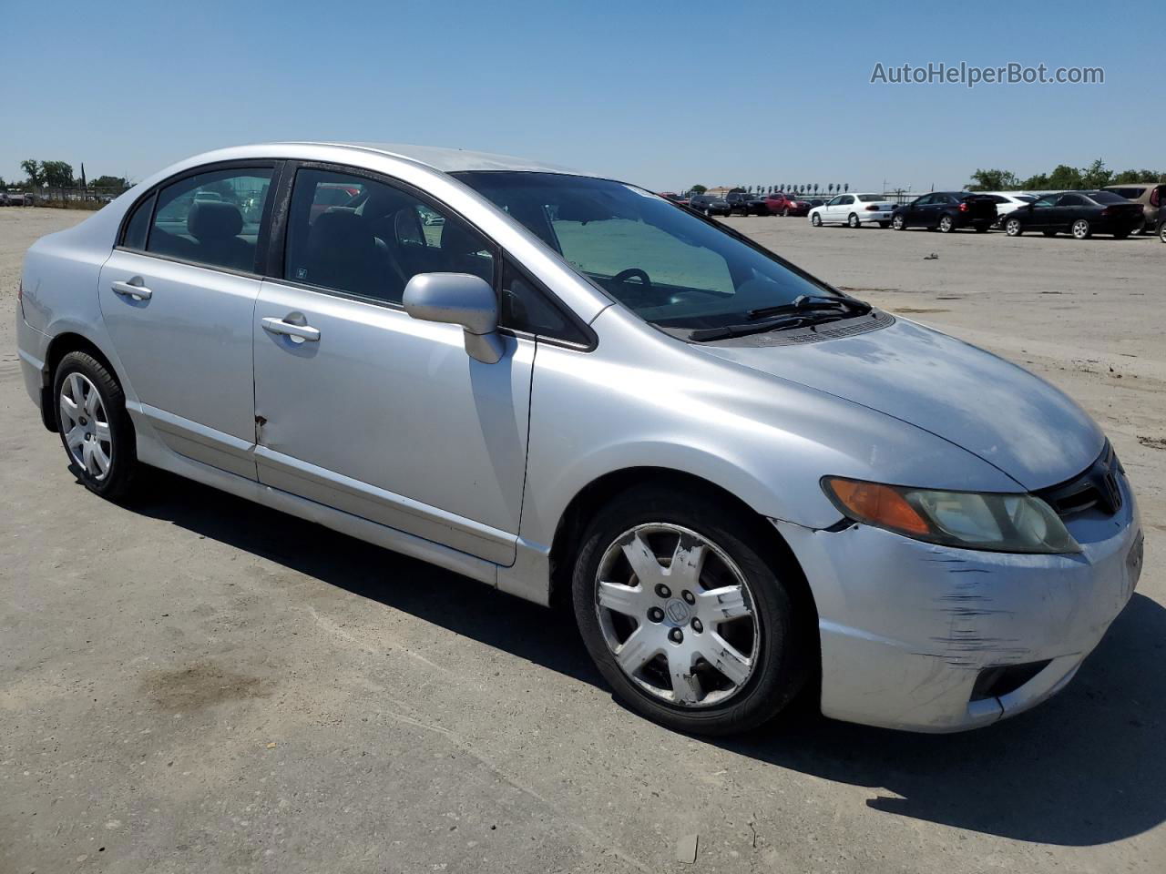 2008 Honda Civic Lx Серебряный vin: 2HGFA16508H342475