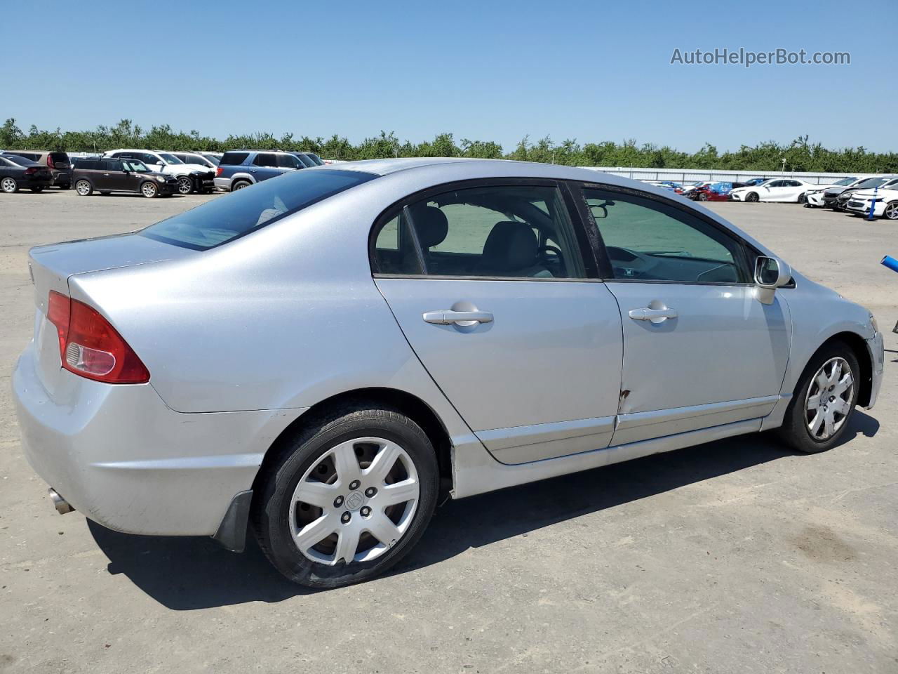 2008 Honda Civic Lx Серебряный vin: 2HGFA16508H342475