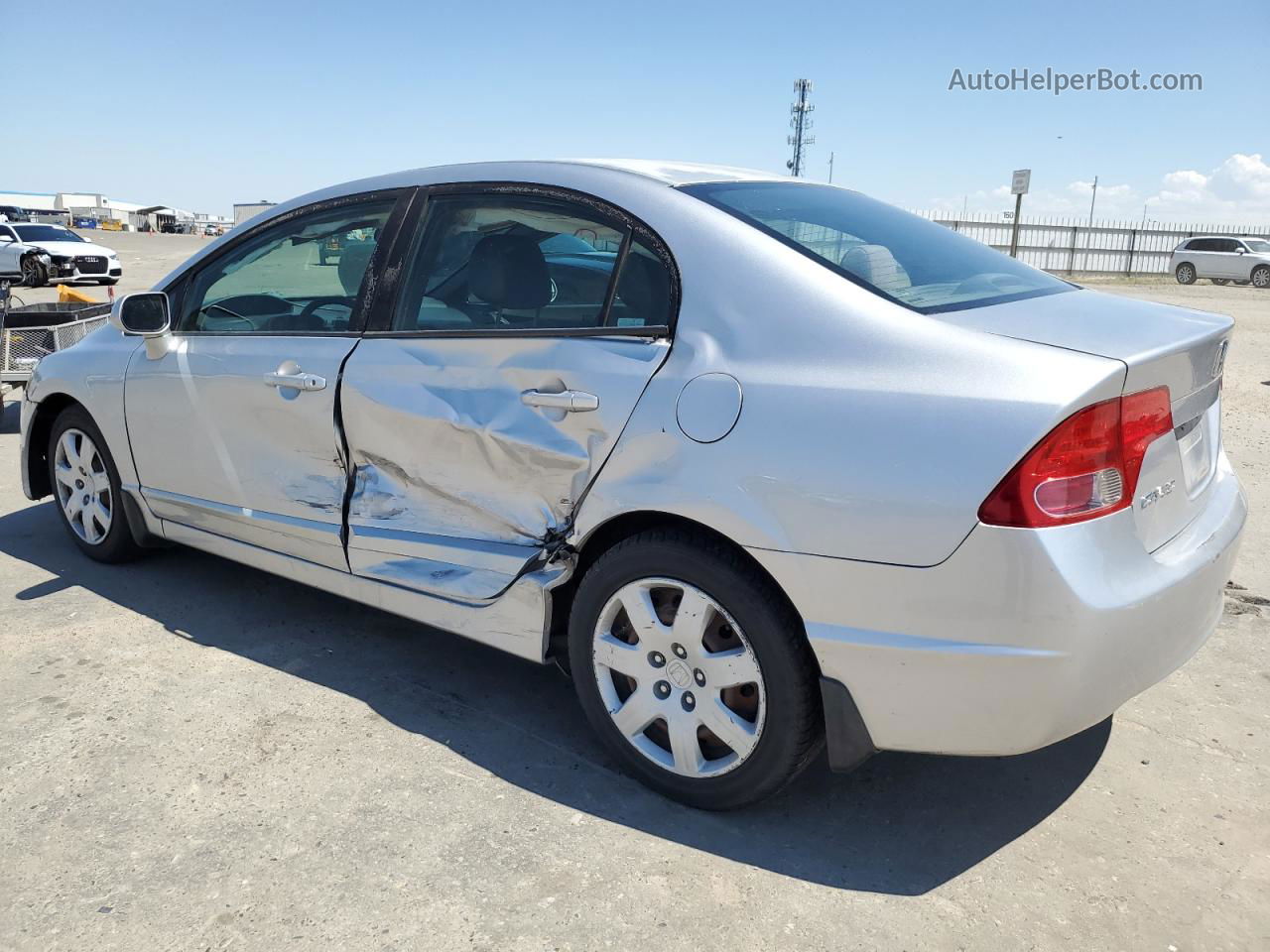 2008 Honda Civic Lx Silver vin: 2HGFA16508H342475