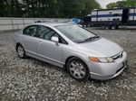 2008 Honda Civic Lx Silver vin: 2HGFA16508H344923