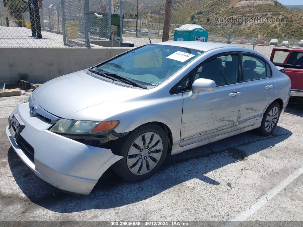 2008 Honda Civic Lx Silver vin: 2HGFA16508H350480