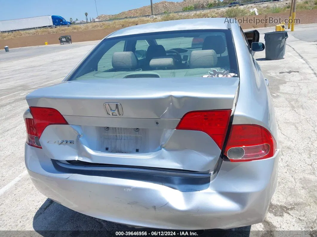 2008 Honda Civic Lx Silver vin: 2HGFA16508H350480