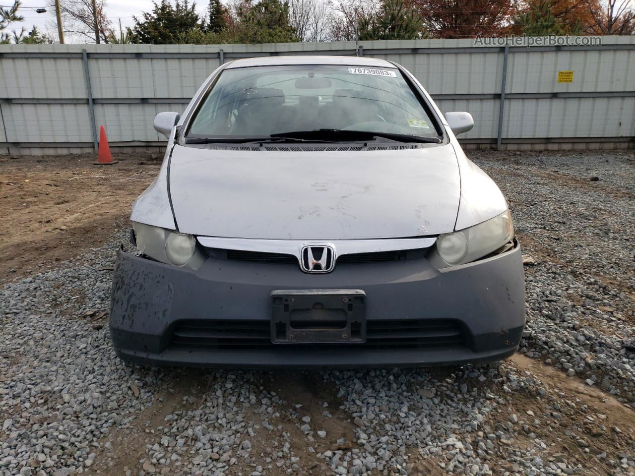 2008 Honda Civic Lx Silver vin: 2HGFA16508H356988