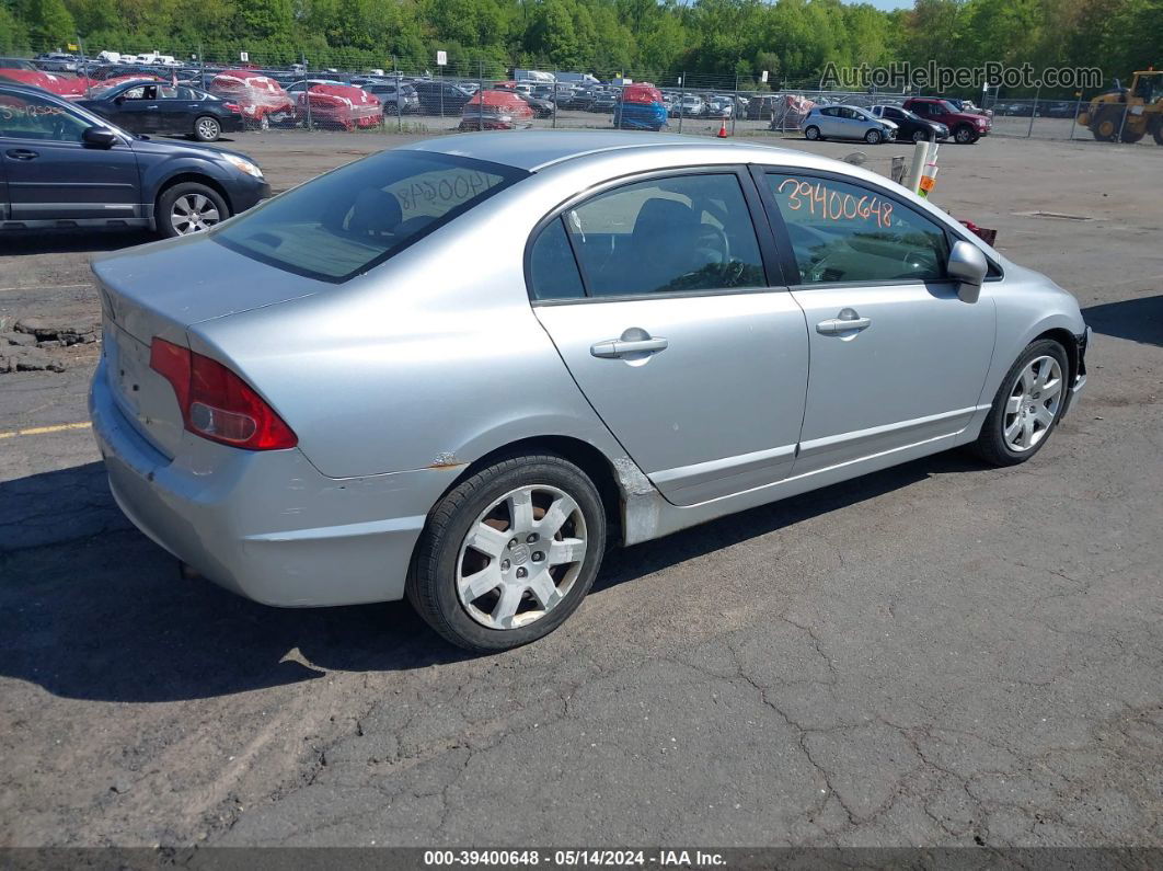 2008 Honda Civic Lx Silver vin: 2HGFA16508H521549