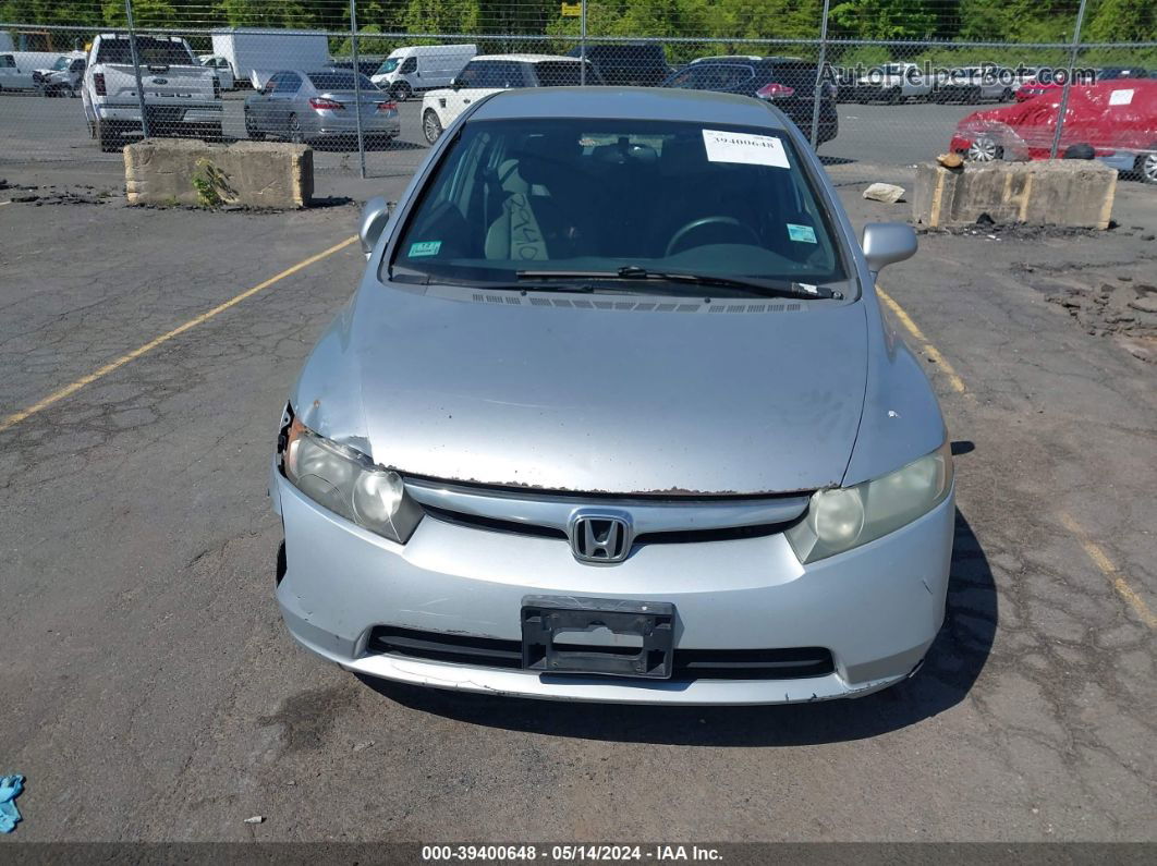 2008 Honda Civic Lx Silver vin: 2HGFA16508H521549