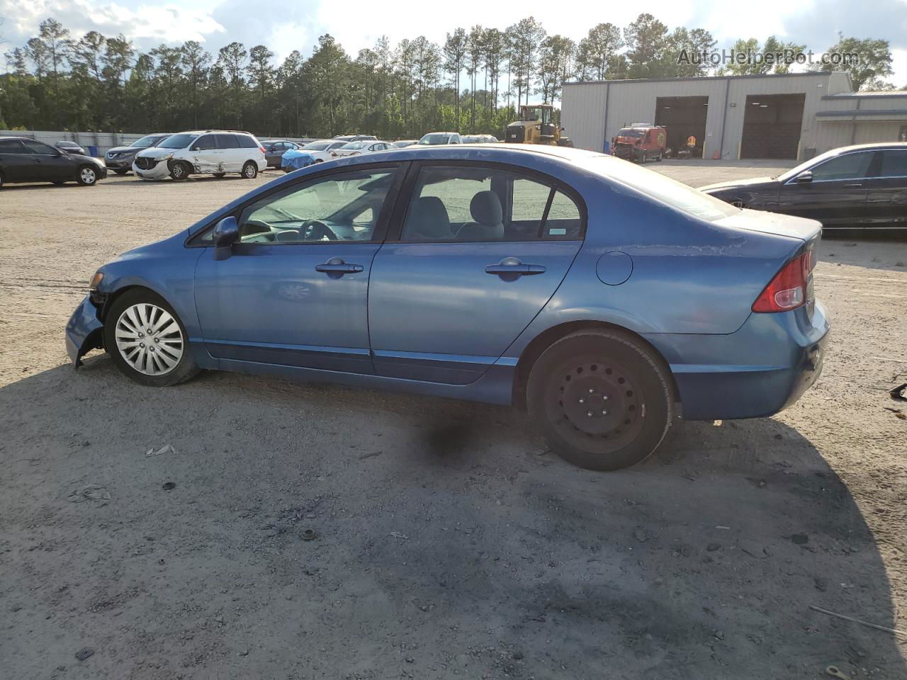 2008 Honda Civic Lx Blue vin: 2HGFA16508H533233