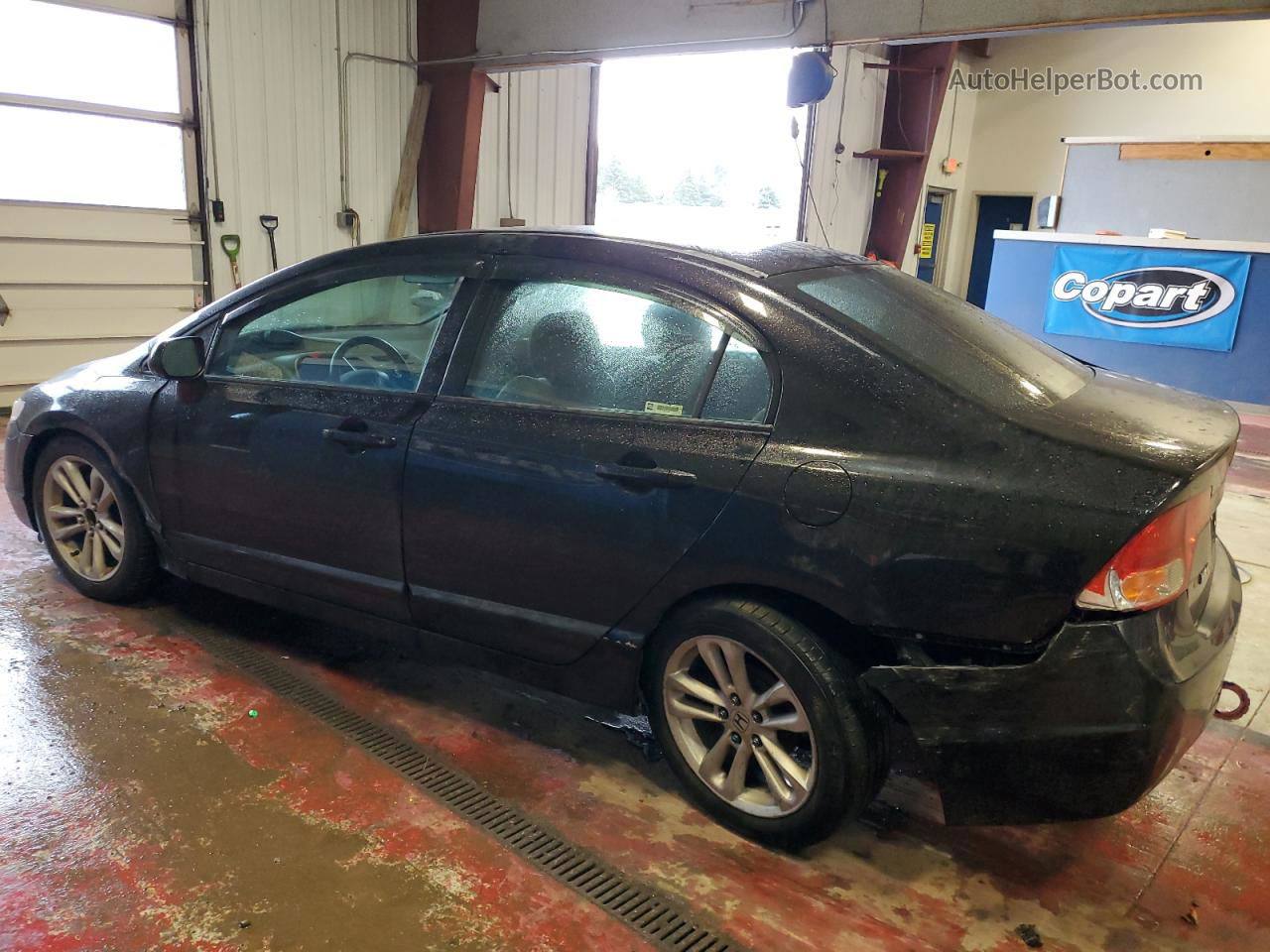 2008 Honda Civic Lx Black vin: 2HGFA16518H300557