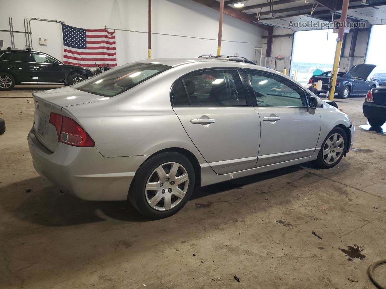 2008 Honda Civic Lx Silver vin: 2HGFA16518H322770