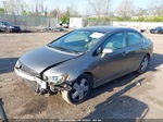 2008 Honda Civic Lx Gray vin: 2HGFA16518H331145