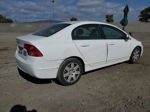 2008 Honda Civic Lx White vin: 2HGFA16518H354831