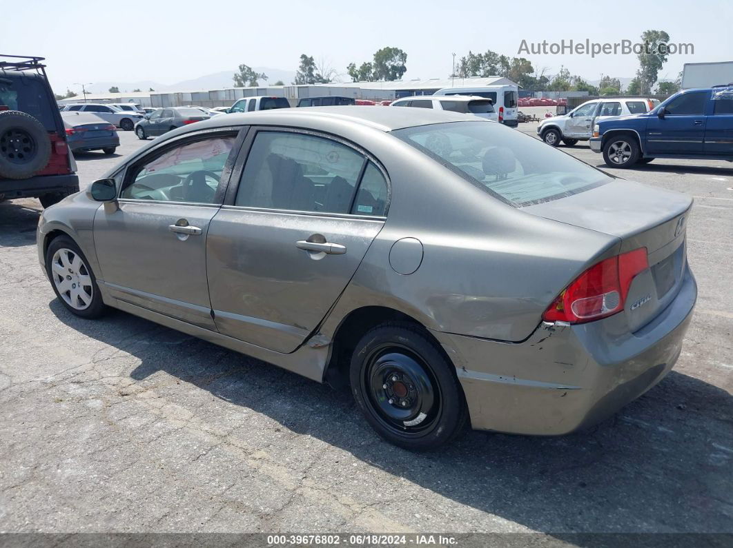 2008 Honda Civic Lx Gray vin: 2HGFA16518H505425