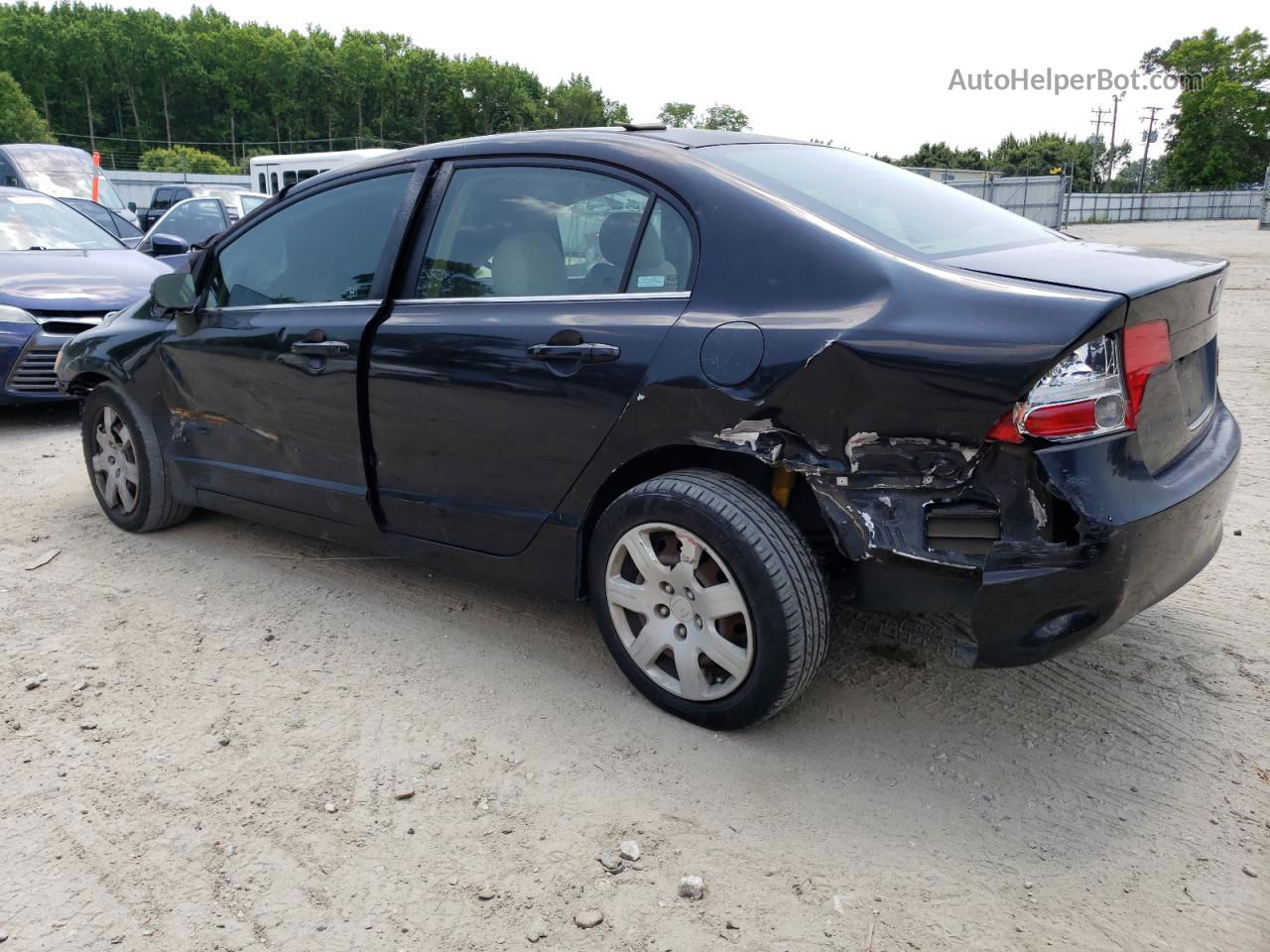 2006 Honda Civic Lx Black vin: 2HGFA16526H503311