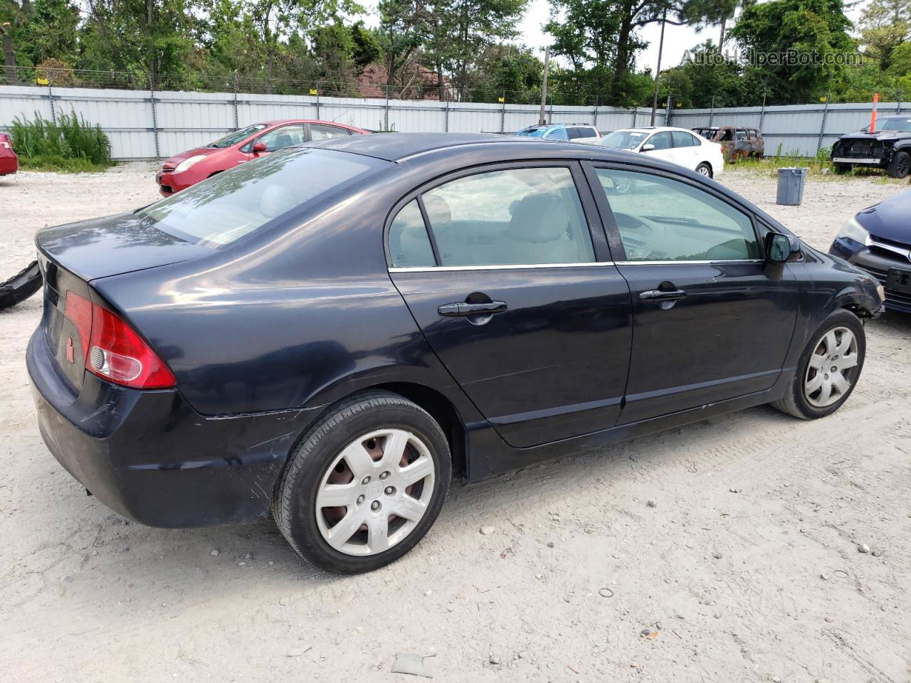 2006 Honda Civic Lx Black vin: 2HGFA16526H503311