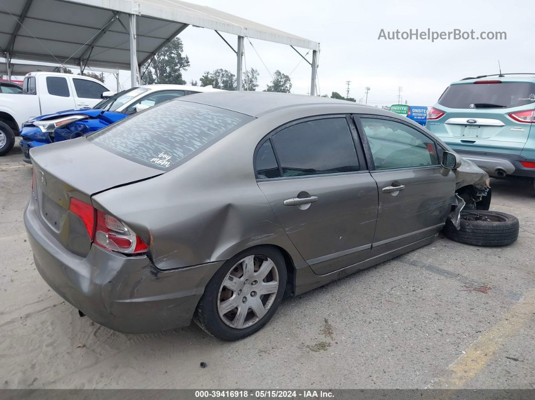 2008 Honda Civic Lx Gray vin: 2HGFA16528H312992