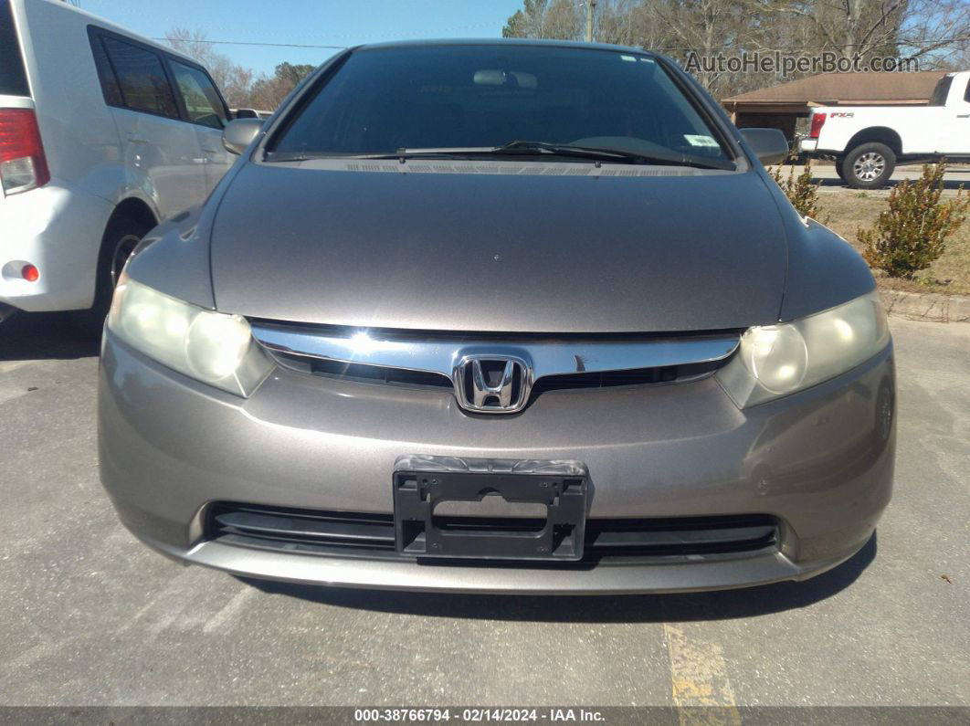 2008 Honda Civic Lx Gray vin: 2HGFA16528H334359