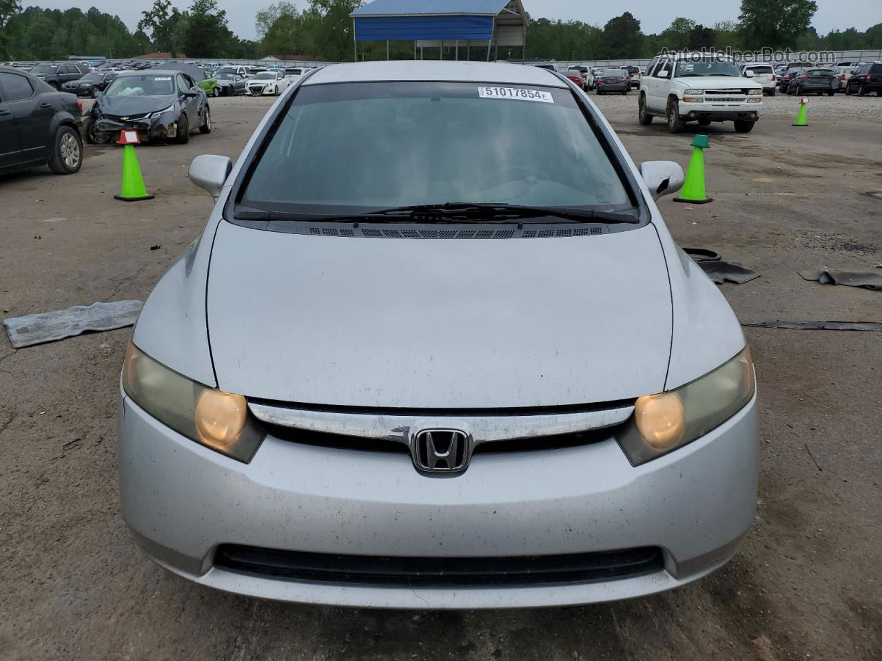 2008 Honda Civic Lx Gray vin: 2HGFA16528H507913