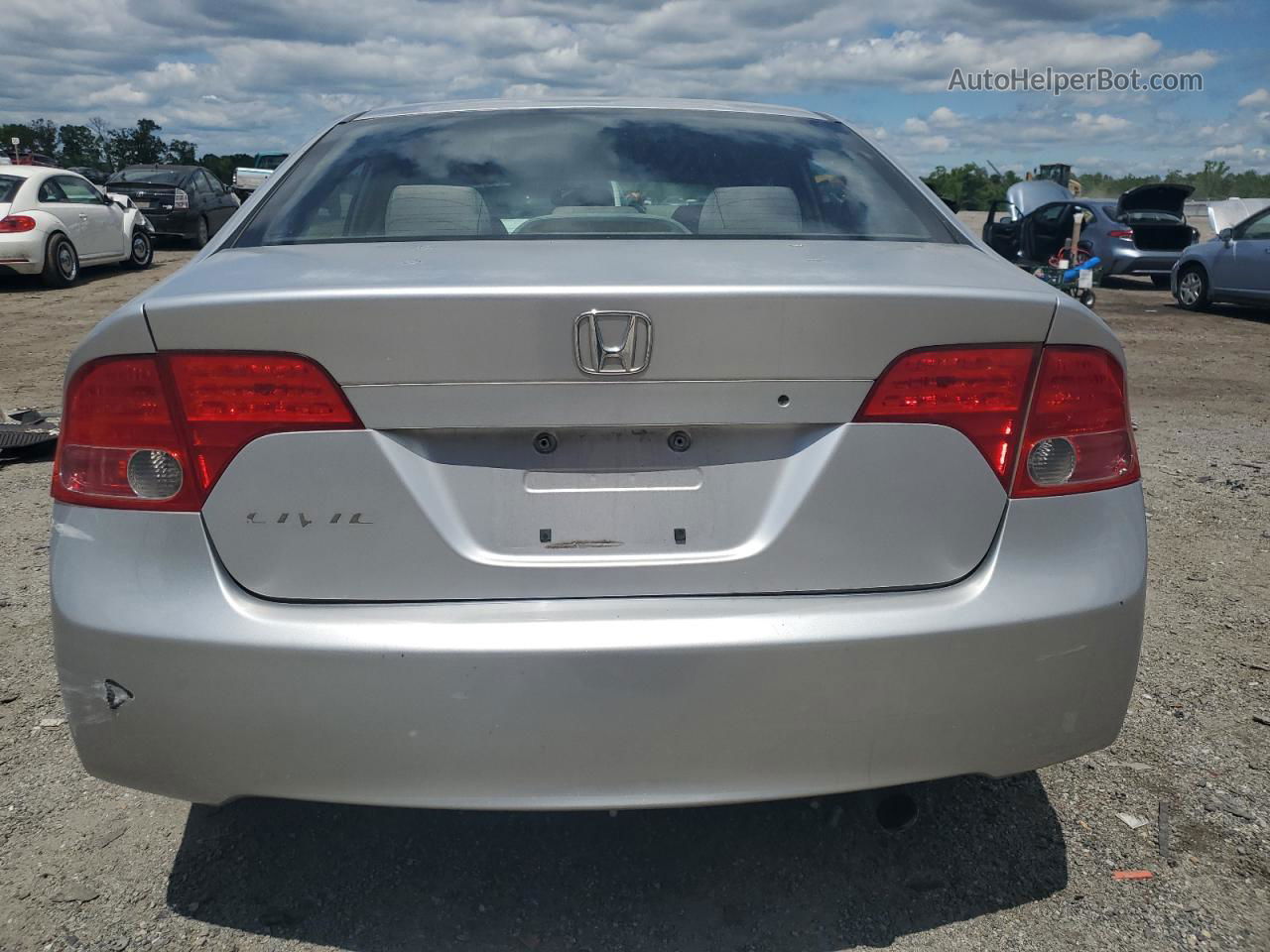 2008 Honda Civic Lx Silver vin: 2HGFA16528H524856