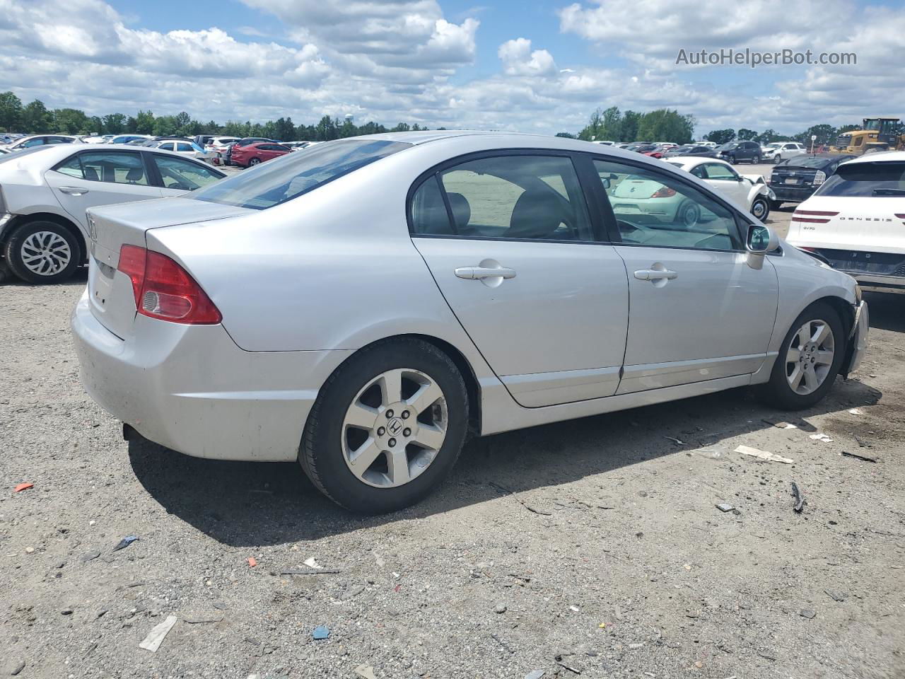 2008 Honda Civic Lx Silver vin: 2HGFA16528H524856