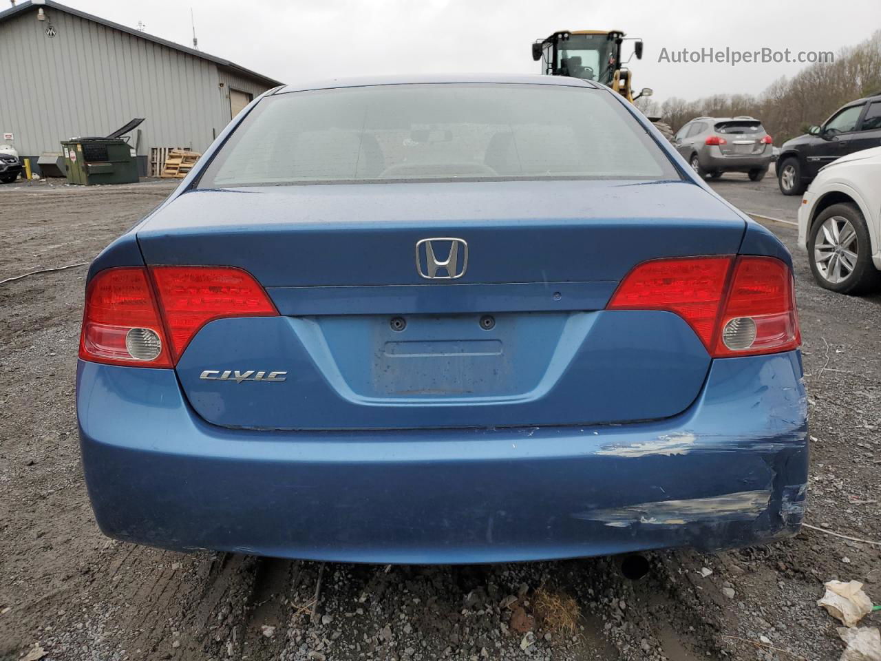 2008 Honda Civic Lx Синий vin: 2HGFA16528H530009