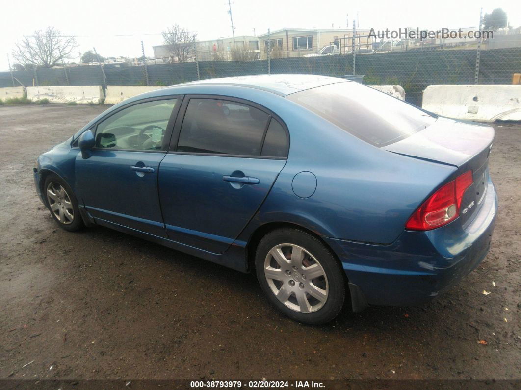 2008 Honda Civic Lx Blue vin: 2HGFA16528H534187