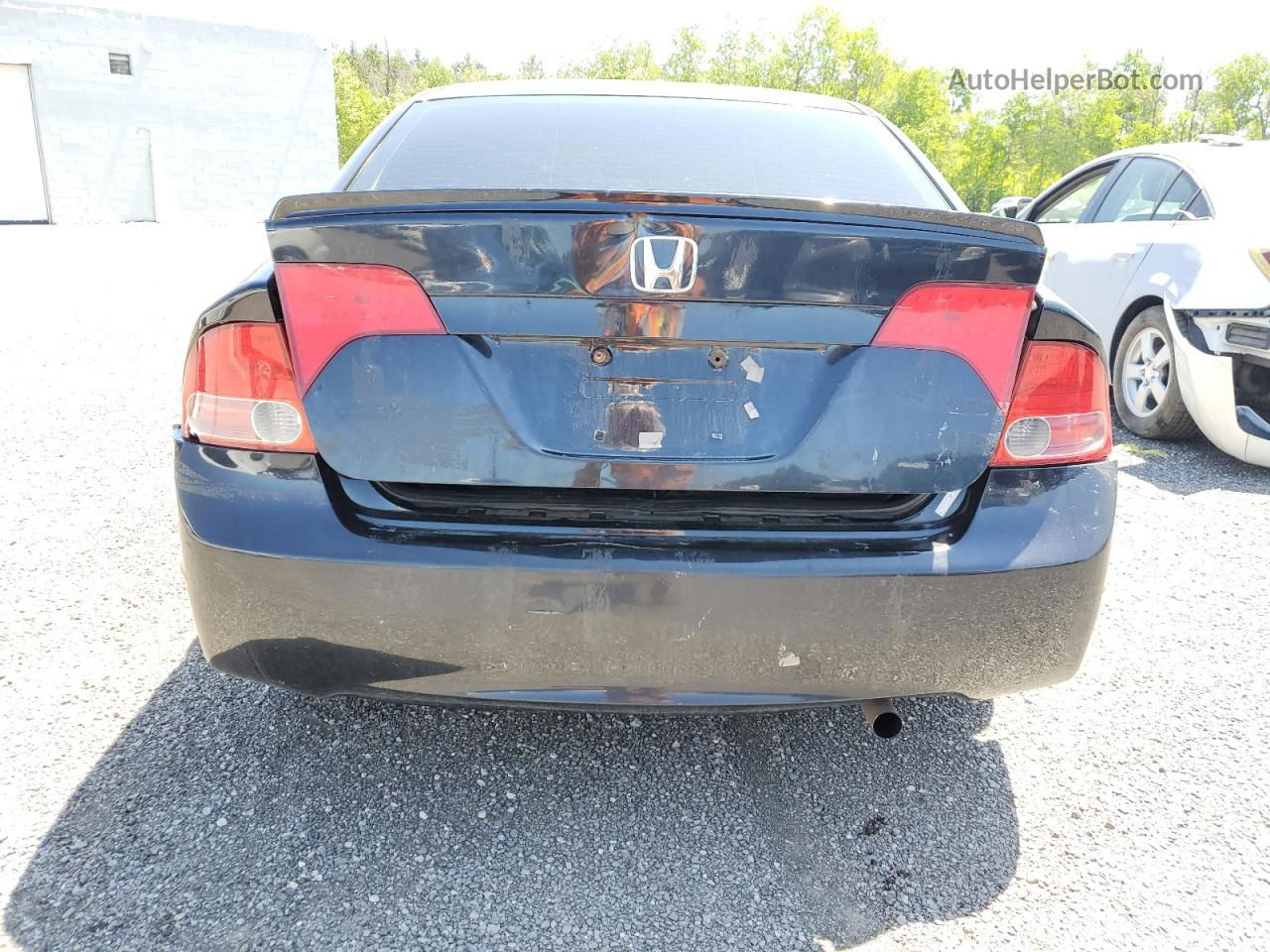 2008 Honda Civic Lx Black vin: 2HGFA16538H109142