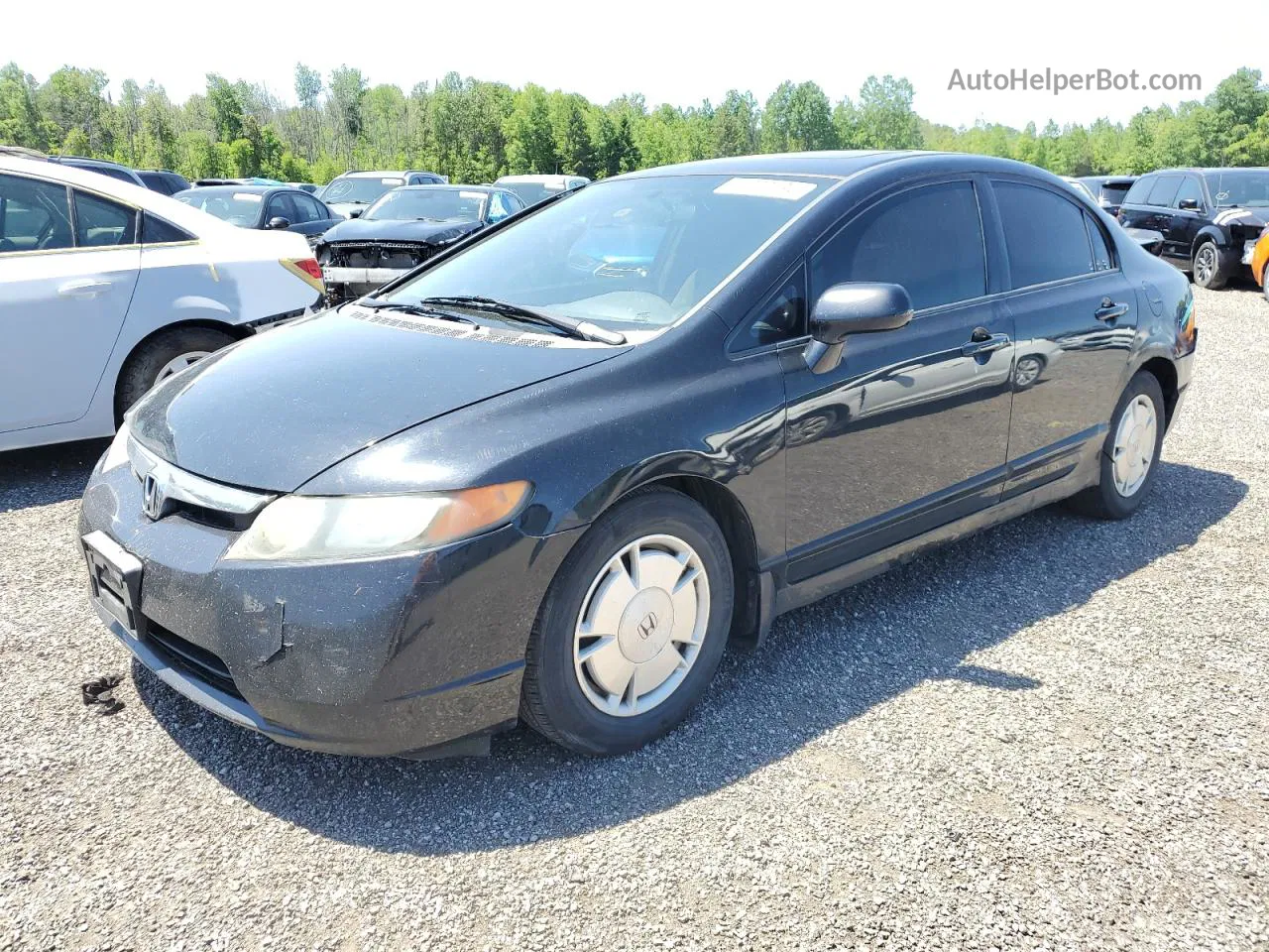 2008 Honda Civic Lx Black vin: 2HGFA16538H109142