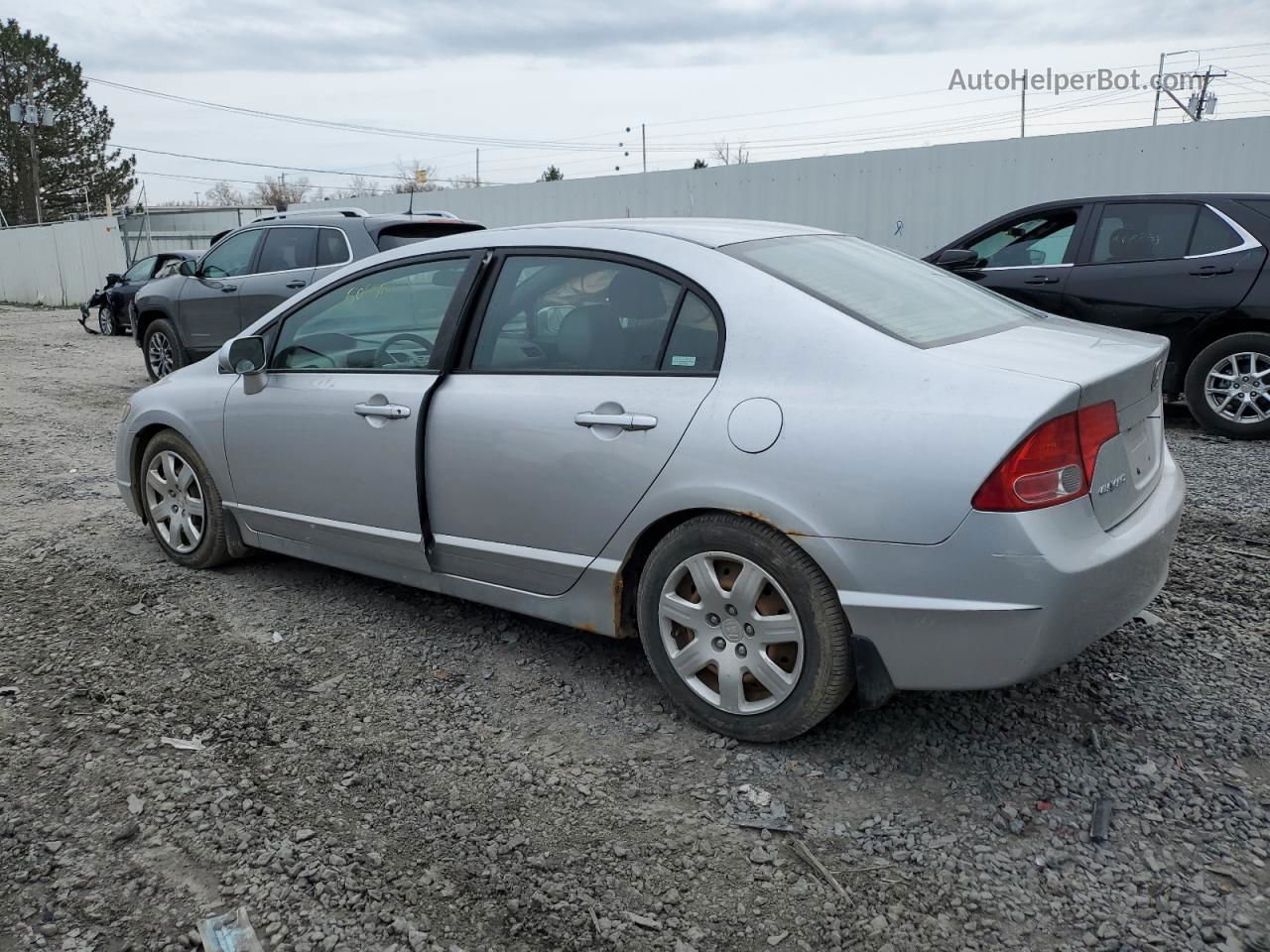 2008 Honda Civic Lx Silver vin: 2HGFA16538H301371