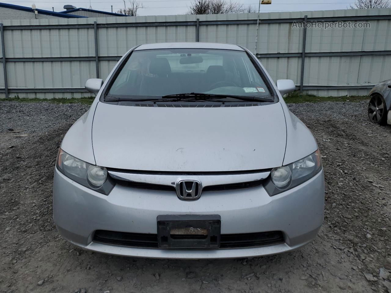 2008 Honda Civic Lx Silver vin: 2HGFA16538H301371