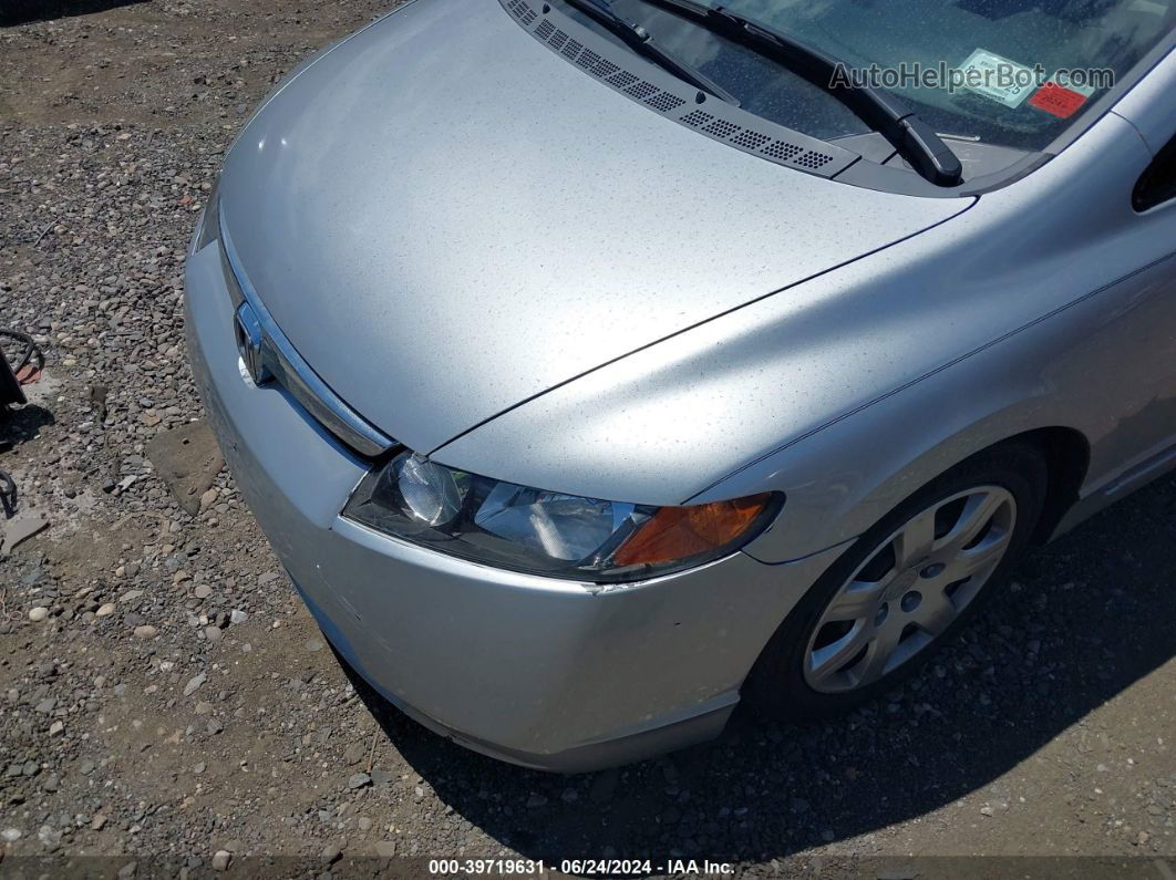 2008 Honda Civic Lx Silver vin: 2HGFA16538H302861