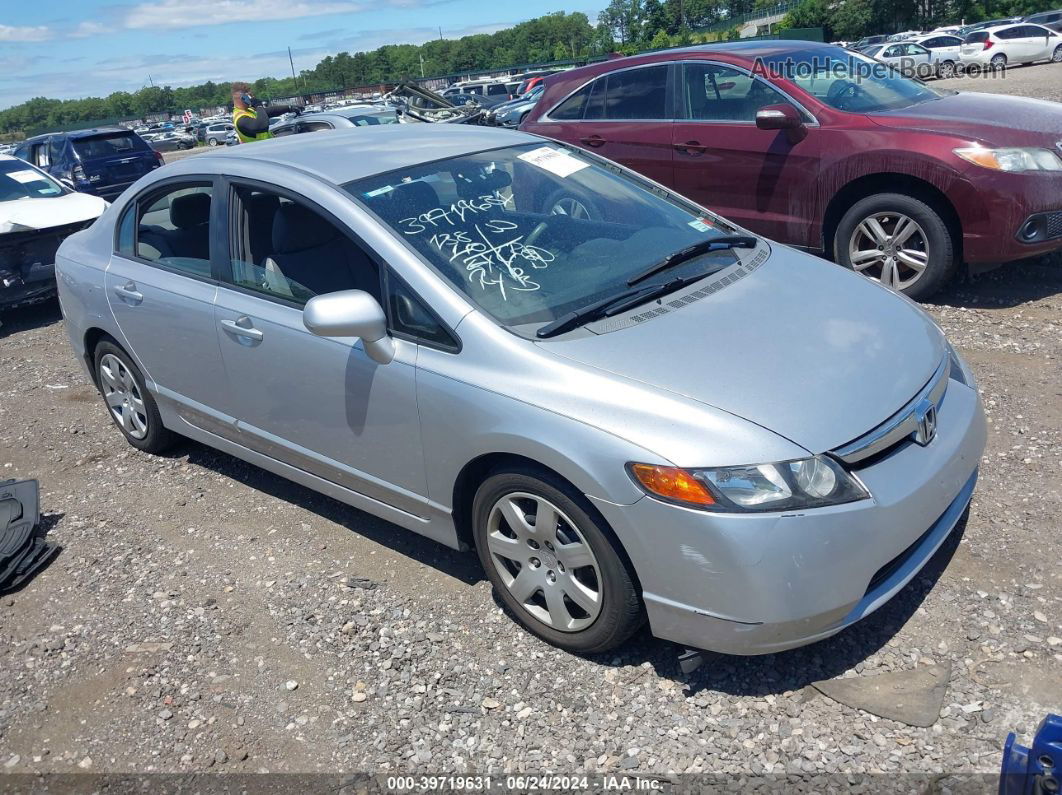 2008 Honda Civic Lx Silver vin: 2HGFA16538H302861