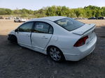 2008 Honda Civic Lx White vin: 2HGFA16538H315450