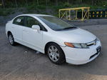 2008 Honda Civic Lx Белый vin: 2HGFA16538H315450