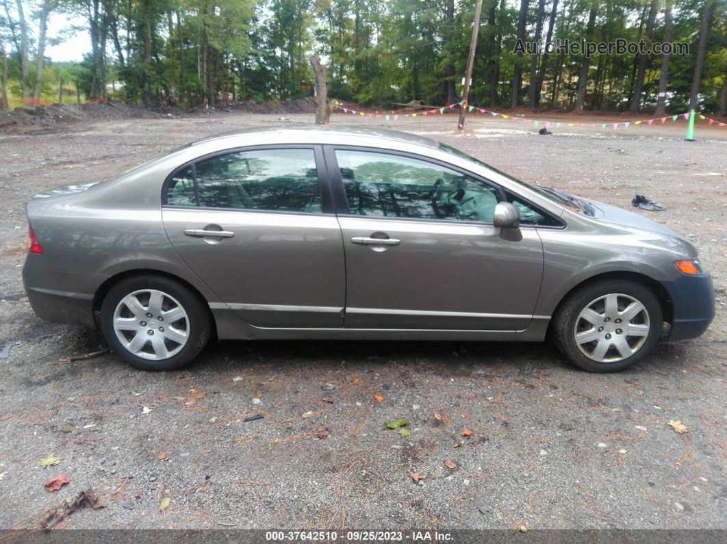 2008 Honda Civic Lx Gray vin: 2HGFA16538H329400