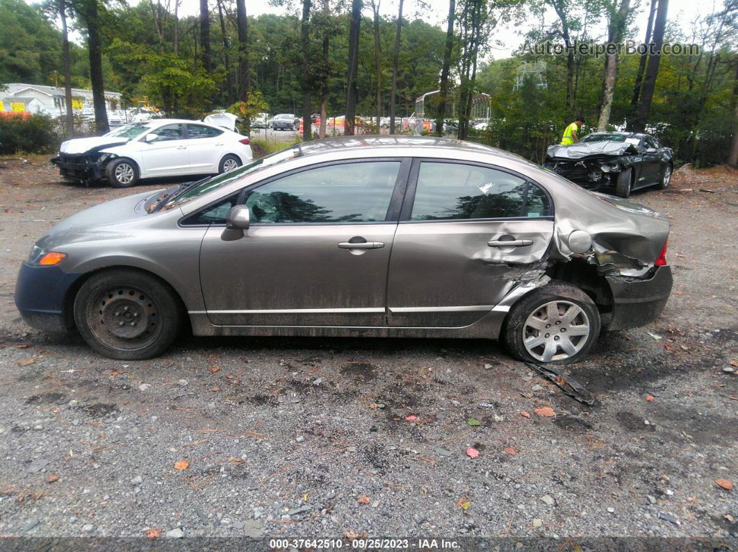 2008 Honda Civic Lx Gray vin: 2HGFA16538H329400